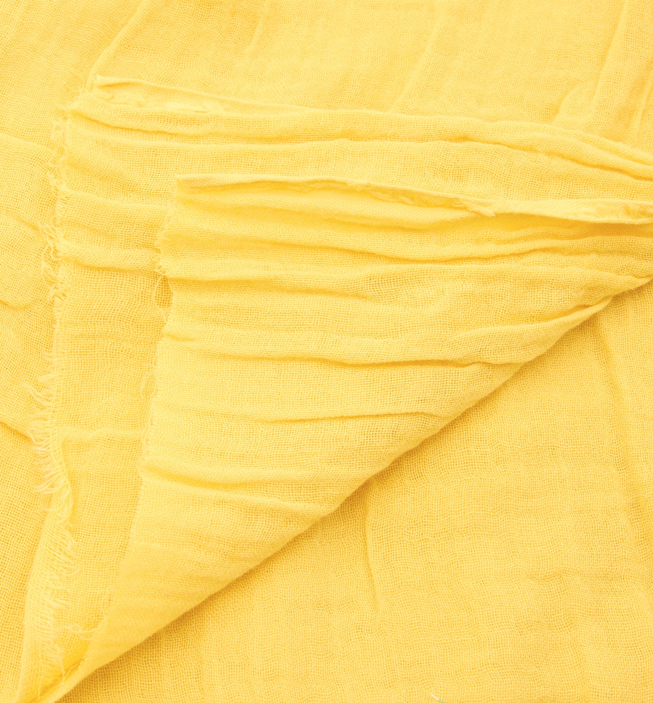 Cotton gauze fabric cut - Saffron