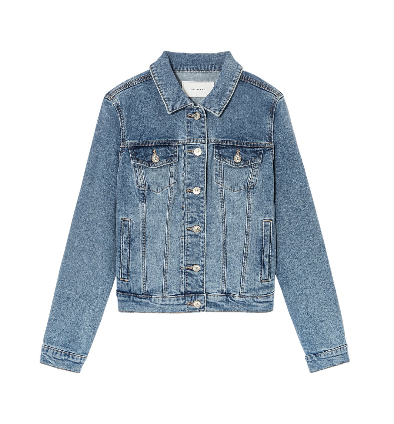 Relaxed denim jacket - Ecru