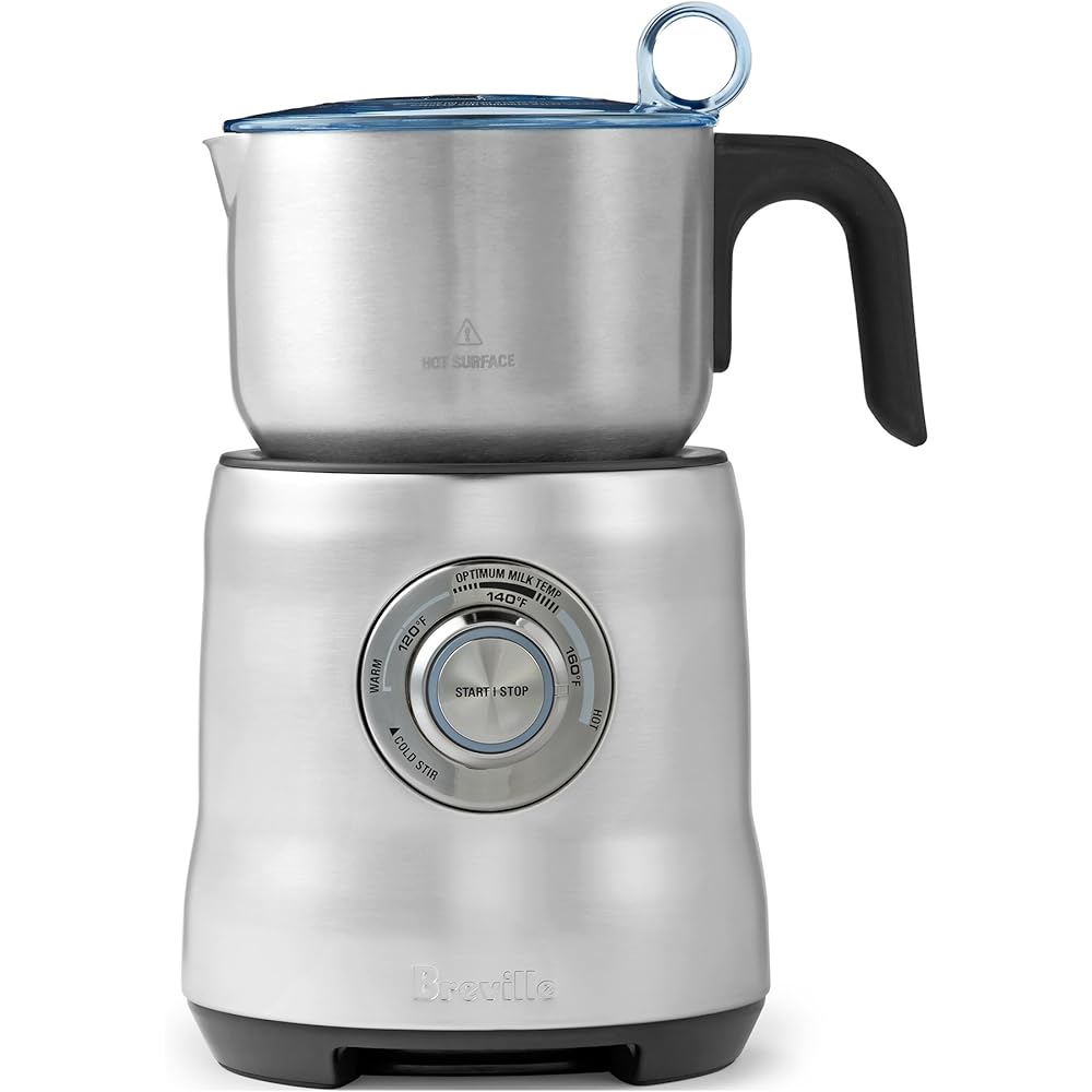 Breville Milk Café Frothe BMF600XL, Brushed Stainless Steel: Beverage Warmers: Home & Kitchen
