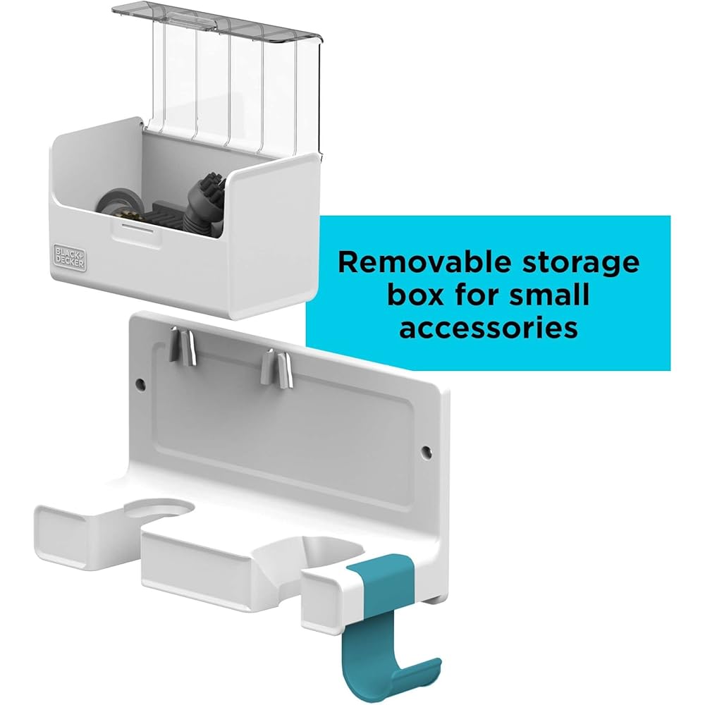 - BLACK+DECKER Steamer, 7 Attachments for Multipurpose Cleaning, Includes Storage Wall Mount (BHSM15FX10)