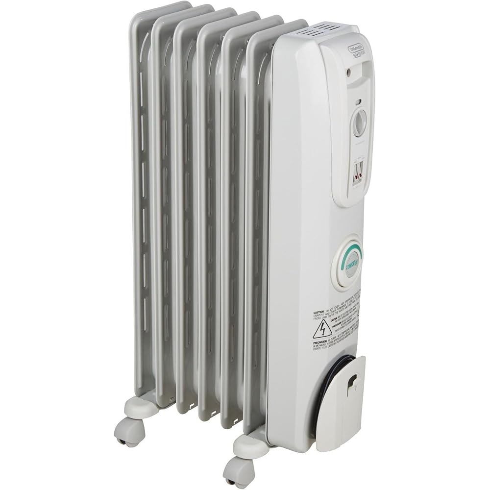 De'Longhi Oil filled Radiator Heater, 1500W Electric Space Heater for indoor use, portable room heater, Energy Saving, full room like office and bedroom with safety features, EW7707CM : Home & Kitchen
