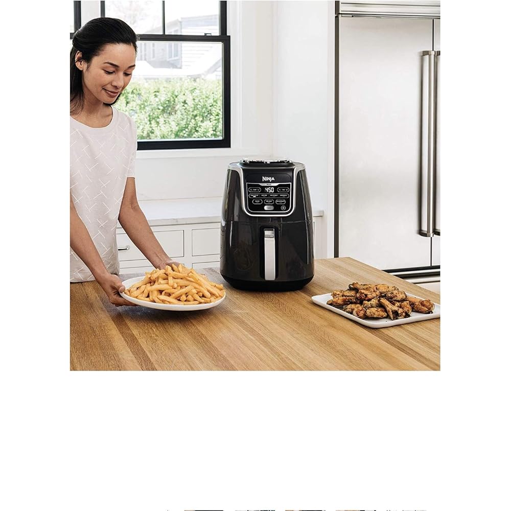 Ninja AF161 Max XL Air Fryer that Cooks, Crisps, Roasts, Bakes, Reheats and Dehydrates, with 5.5 Quart Capacity, and a High Gloss Finish, Grey : Home & Kitchen