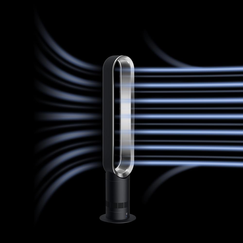 Dyson Cool AM07 Air Multiplier Bladeless Tower Fan, Iron/Blue : Home & Kitchen
