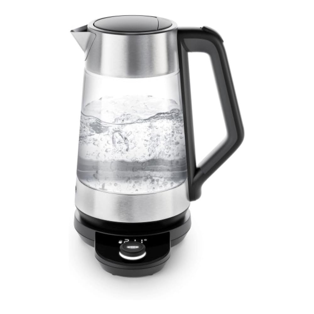 OXO Brew Adjustable Temperature Kettle, Electric, Clear: Home & Kitchen