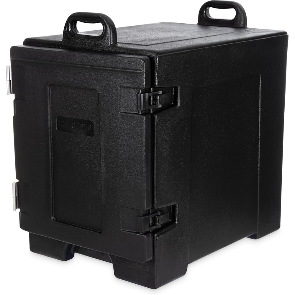 Carlisle FoodService Products Insulated Food Pan Carrier and Warmer, Front-Loading with Handles, Holds 5 Full or 10 Half 2.5