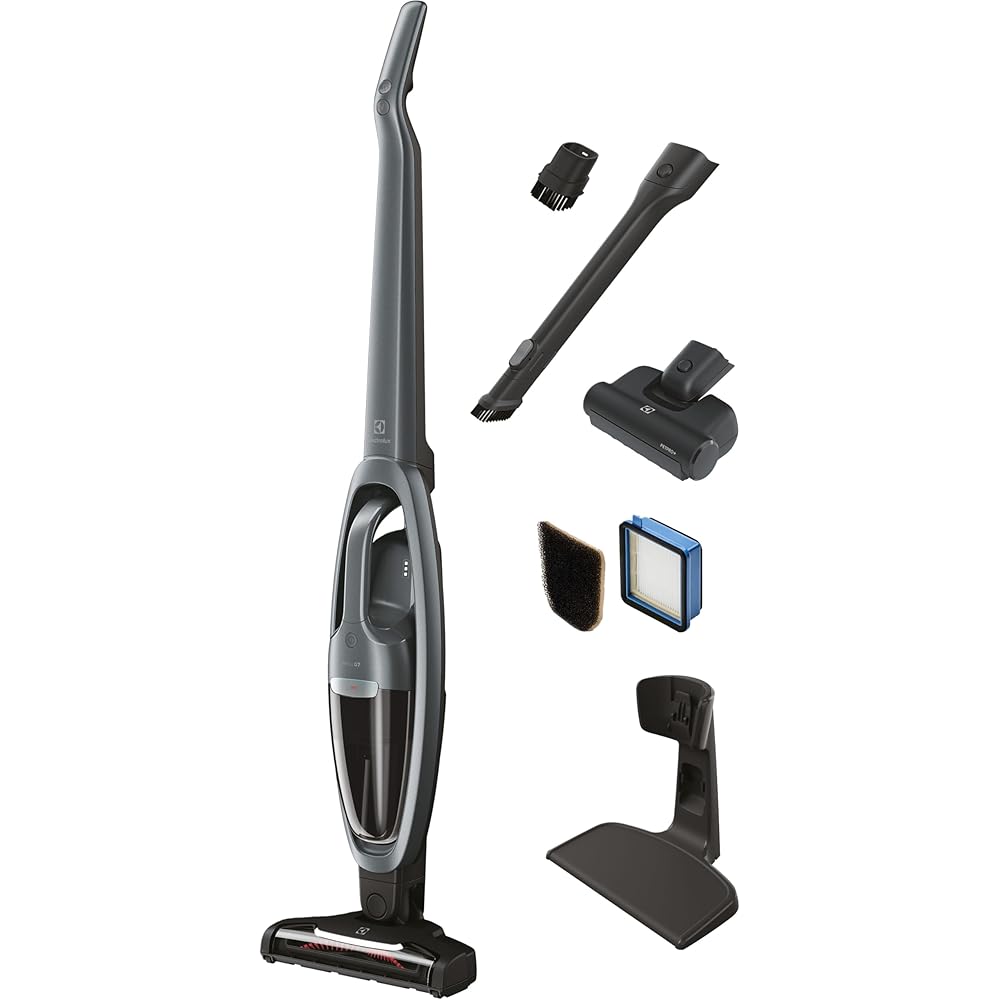 - Electrolux WellQ7 Pet Cordless 2-in-1 Vacuum Cleaner with Motorized PetPro+ Nozzle for Easy Pet Hair Removal, 50-Minute Run Time, 2 Power Modes, Shale Gray