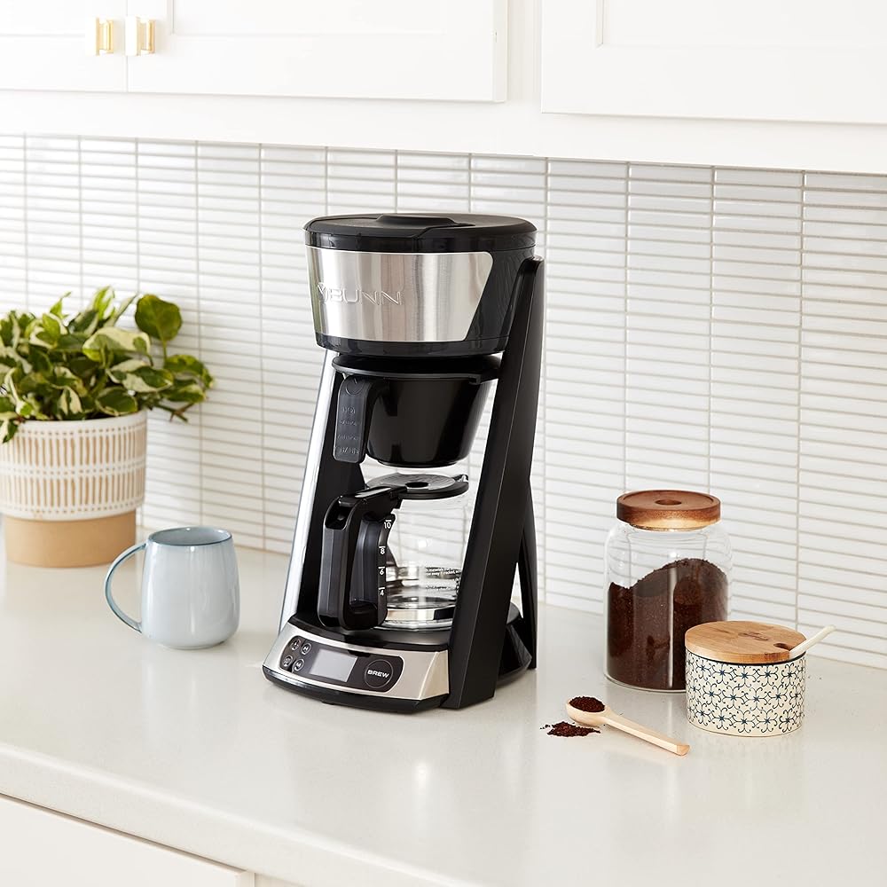BUNN Heat N Brew Coffee Maker, 10-cup, Stainless Steel: Home & Kitchen
