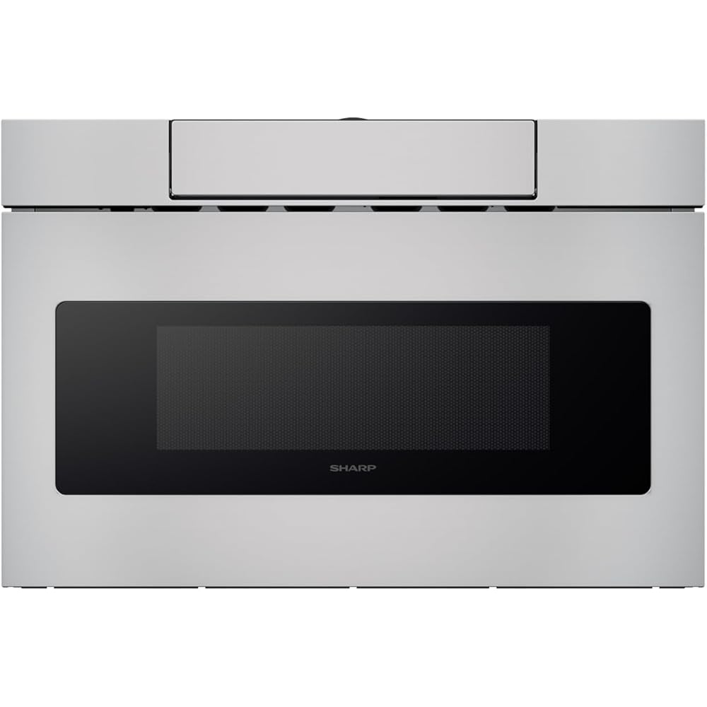 SHARP SMD2470ASY Microwave Drawer Oven, 24-inch, 1.2 Cubic Feet, 950 Watt, Concealed Control Panel with Digital LCD Display, Stainless Steel : Home & Kitchen