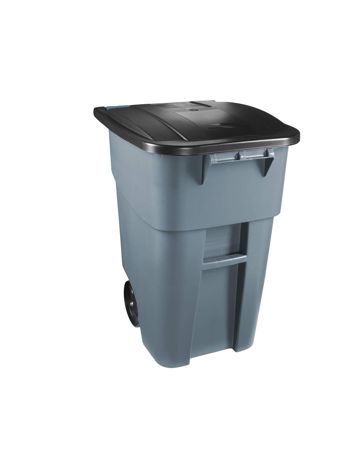 Rubbermaid Commercial Products Brute Rollout Trash/Garbage Can/Bin with Wheels, 50 GAL, for Restaurants/Hospitals/Offices/Back of House/Warehouses/Home, Gray: Waste Bins: Industrial & Scientific