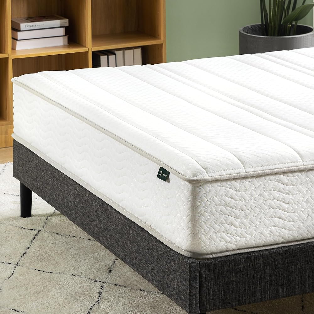 ZINUS 6 Inch Foam and Spring Hybrid Mattress [New Version], Twin, Medium Firmness, Durable Support, Certified Safe Foams & Fabric, Mattress in A Box : Home & Kitchen
