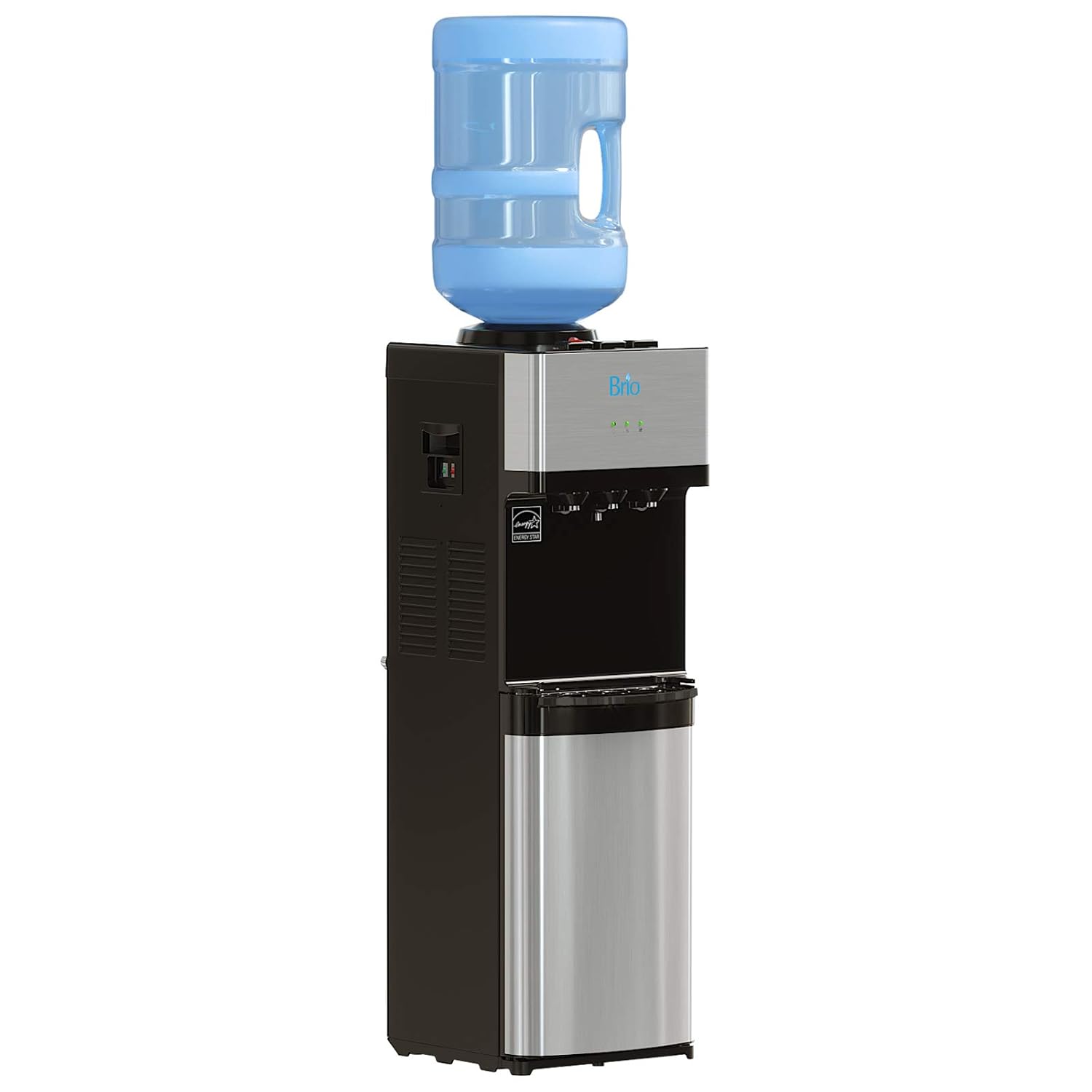 Brio Limited Edition Top Loading Water Cooler Dispenser - Hot & Cold Water, Child Safety Lock, Holds 3 or 5 Gallon Bottles - UL/Energy Star Approved : Home & Kitchen