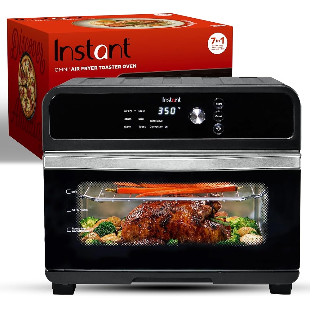 Instant Pot Omni 19QT/18L Toaster Oven Air Fryer, 7-in-1 Functions, Fits 12