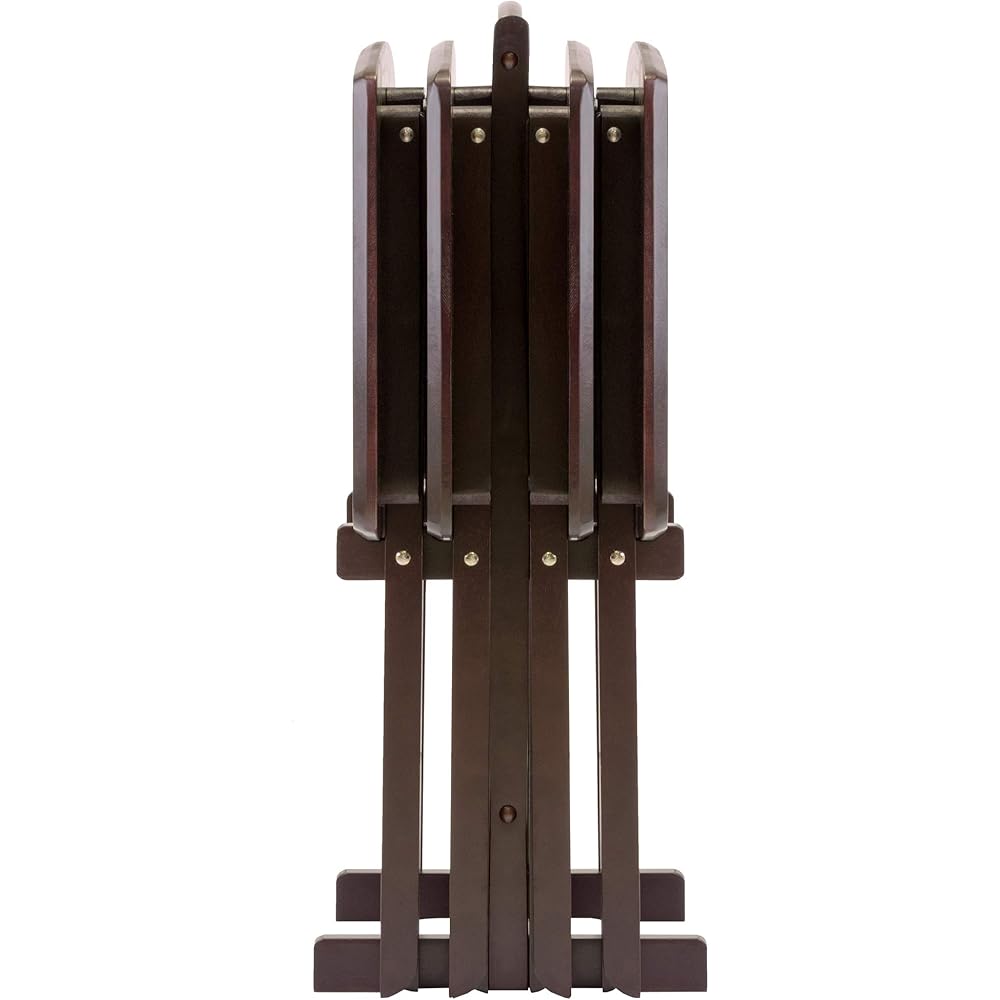 Winsome Dylan Snack Table Set with Stand, for Living Room, 26