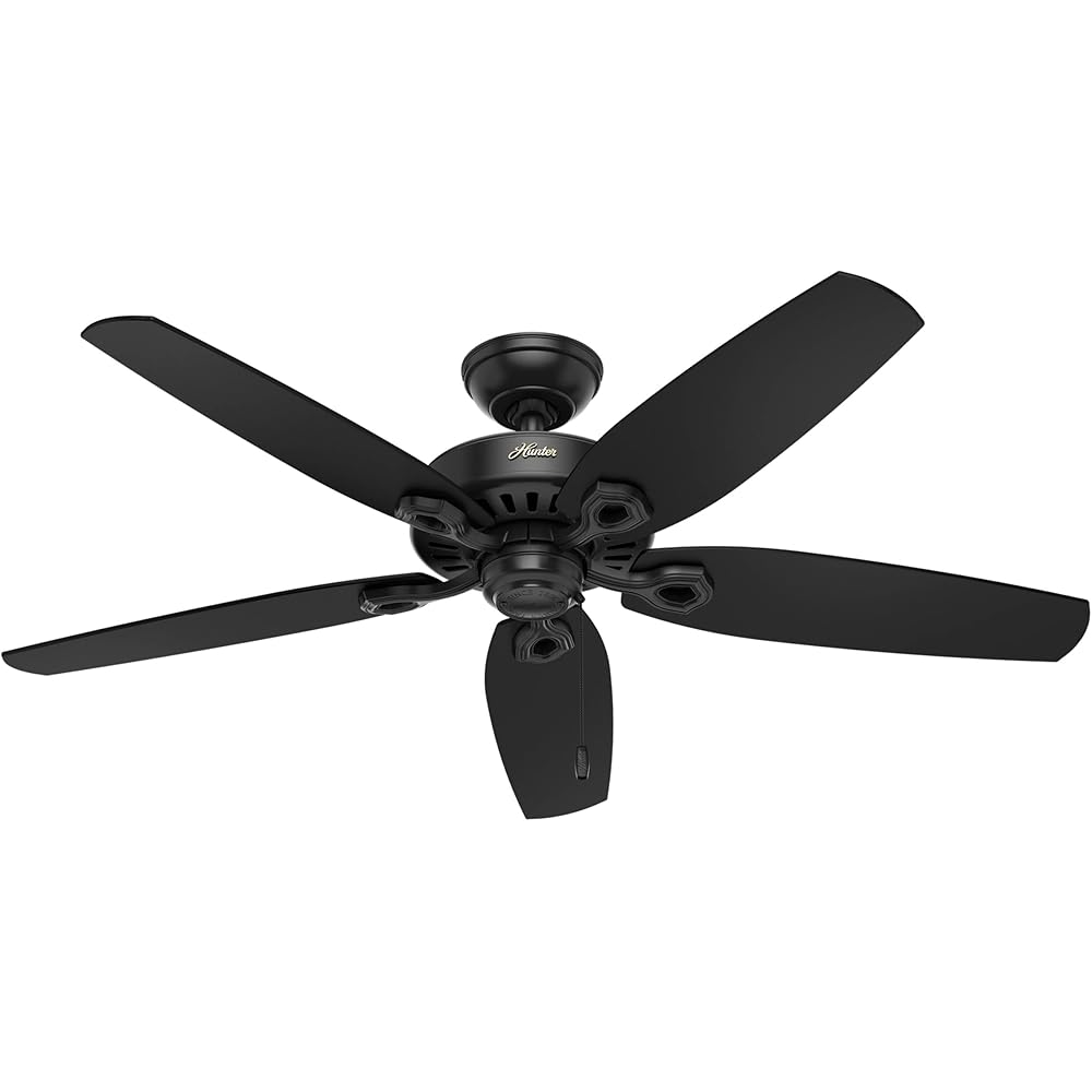 Hunter 53294 Builder Elite Ceiling Fan 52 inches Matte Black -