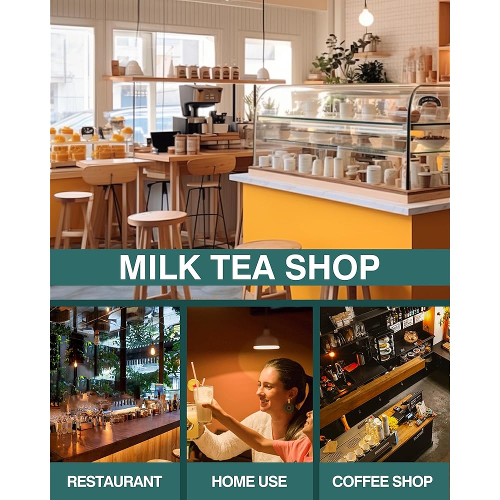 WantJoin Boba Cooker Machine - Commercial 8L Boba Cooking Pot Automatic Pearl Warmer Machine for Tea Milk Tapioca Pearls, 110V 1350W: Home & Kitchen