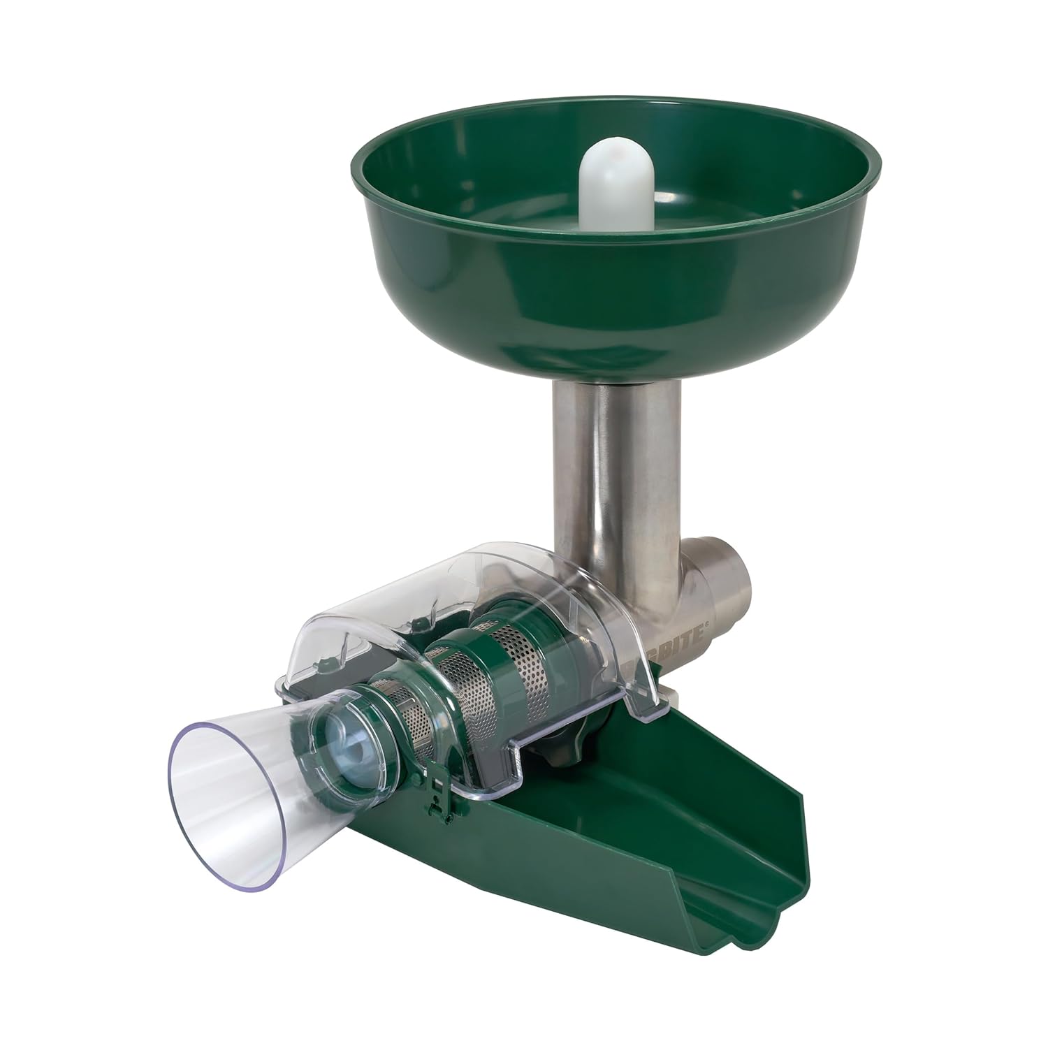 LEM Products BigBite Juicer Attachment for Meat Grinders, Juices Fruits and More, Stainless Steel and Plastic, Green and Silver : Home & Kitchen