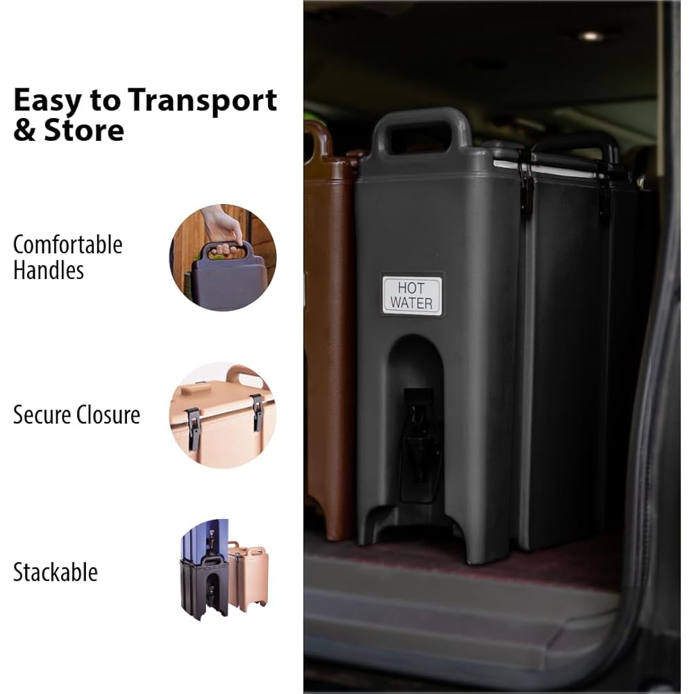 Camtainer 5 Gallon Capacity Black : Home & Kitchen