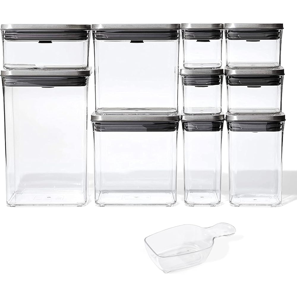 OXO SteeL 12-Piece POP Container Set: Home & Kitchen