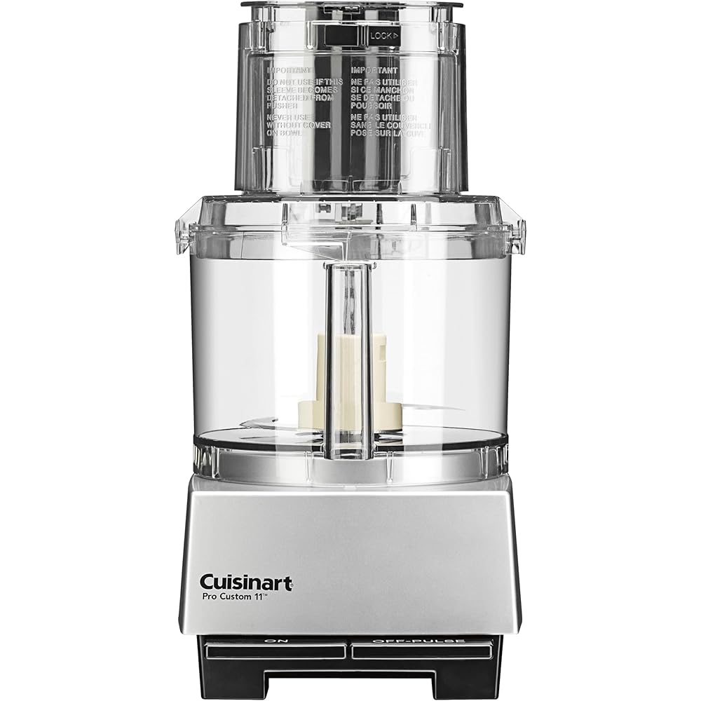 Cuisinart Food Processor, Pro Custom 11 Cup, Brushed Chrome, DLC-8SBCYP1: Home & Kitchen