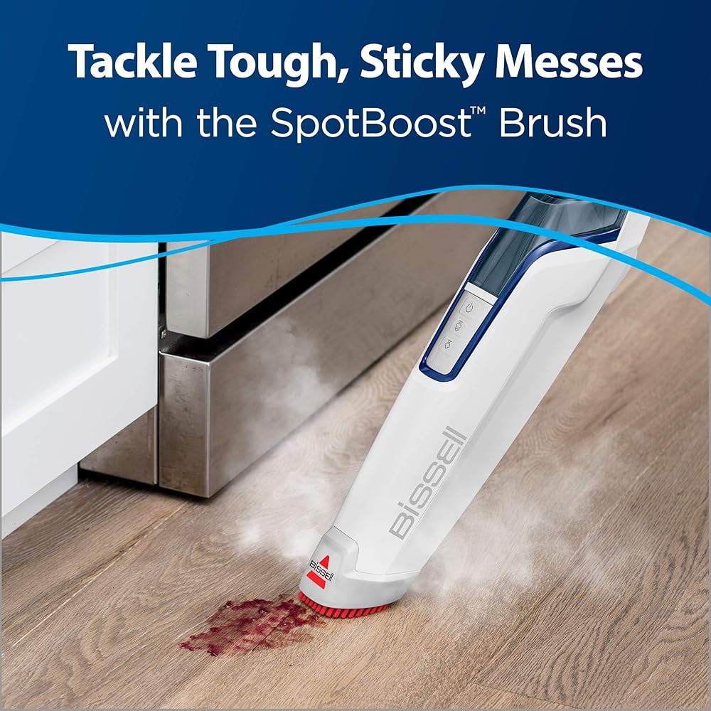 - Bissell Steam Mop, Steamer, Tile, Hard Wood Floor Cleaner, 1806, Sapphire Powerfresh Deluxe