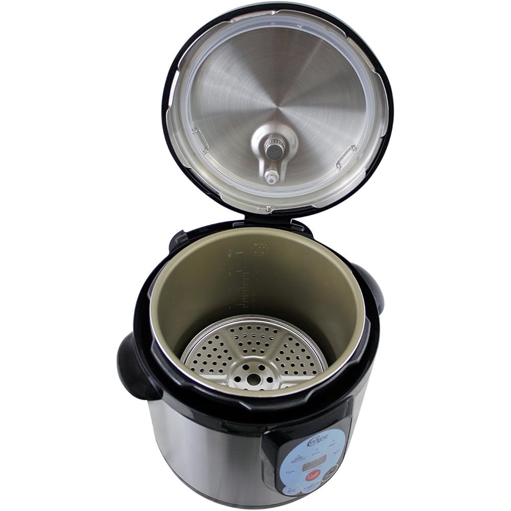 CAREY DPC-9SS Smart Electric Pressure Cooker and Canner, Stainless Steel, 9.5 Qt: Home & Kitchen