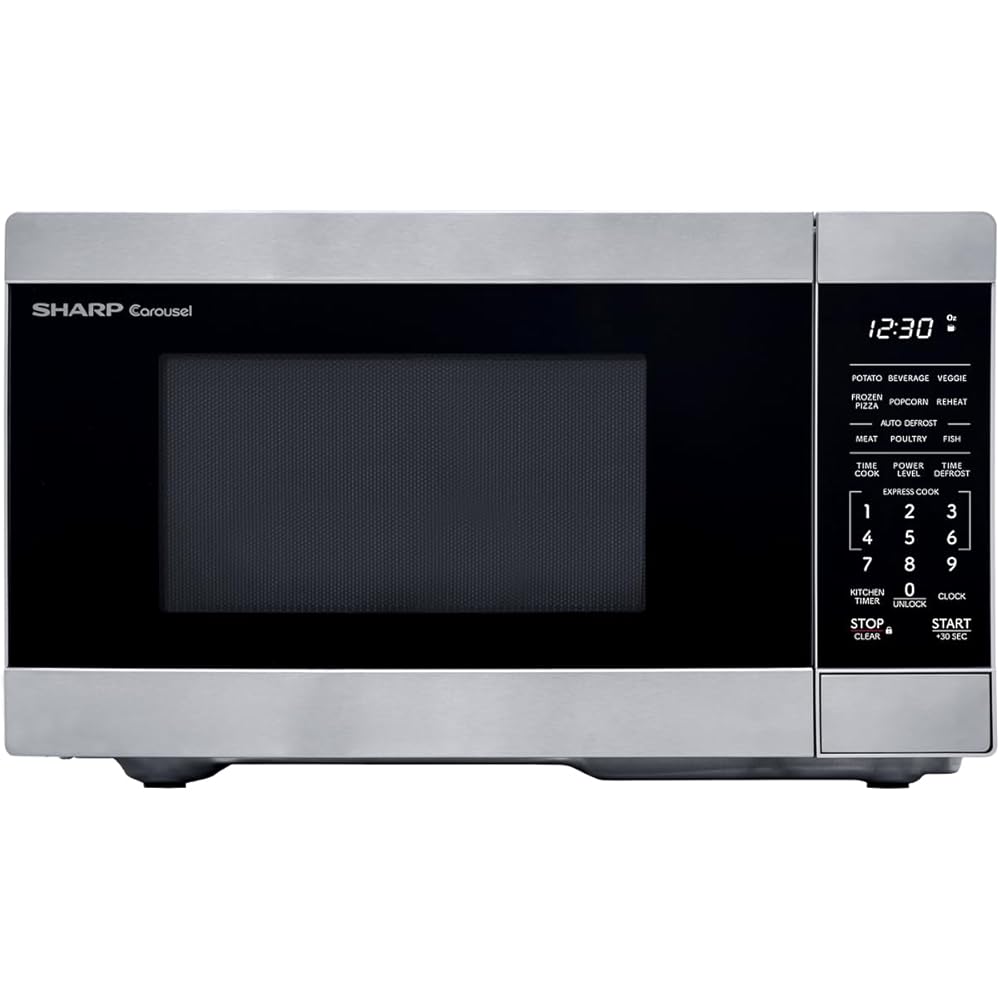 SHARP Countertop Microwave Oven with Removable 10.6