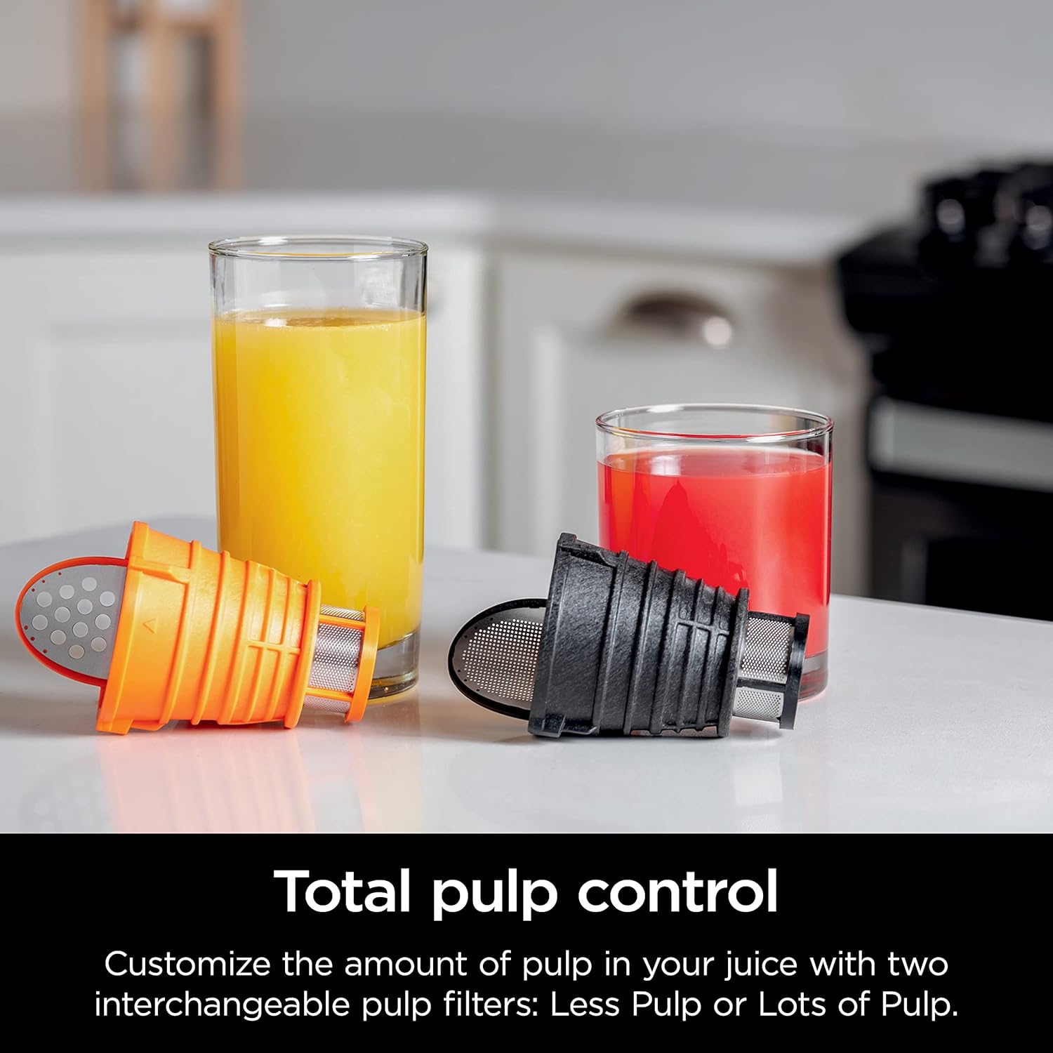 Ninja NeverClog Cold Press Juicer, Powerful Slow Juicer with Total Pulp Control, Countertop, Electric, 2 Pulp Functions, Dishwasher Safe, 2nd Generation, Charcoal, JC151 : Industrial & Scientific