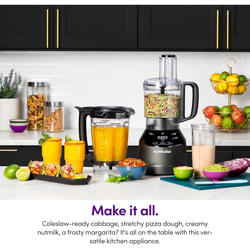 nutribullet Triple Prep System NBKS50100, Black: Home & Kitchen