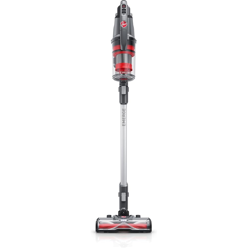 - Hoover ONEPWR WindTunnel Emerge Cordless Stick Vacuum Cleaner, Lightweight Stick Vac, Powerful and Quiet Cleaning, Self Standing, No Wall Mount Required, Cordless Vacuum Cleaners for Home Use