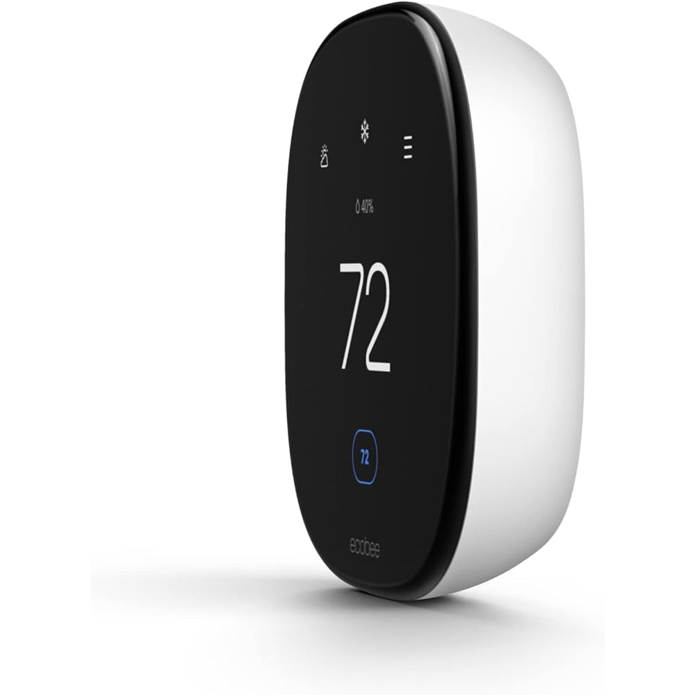 ecobee Smart Thermostat Enhanced - Programmable Wifi Thermostat - Works with Siri, Alexa, Google Assistant - Energy Star Certified - Smart Home -