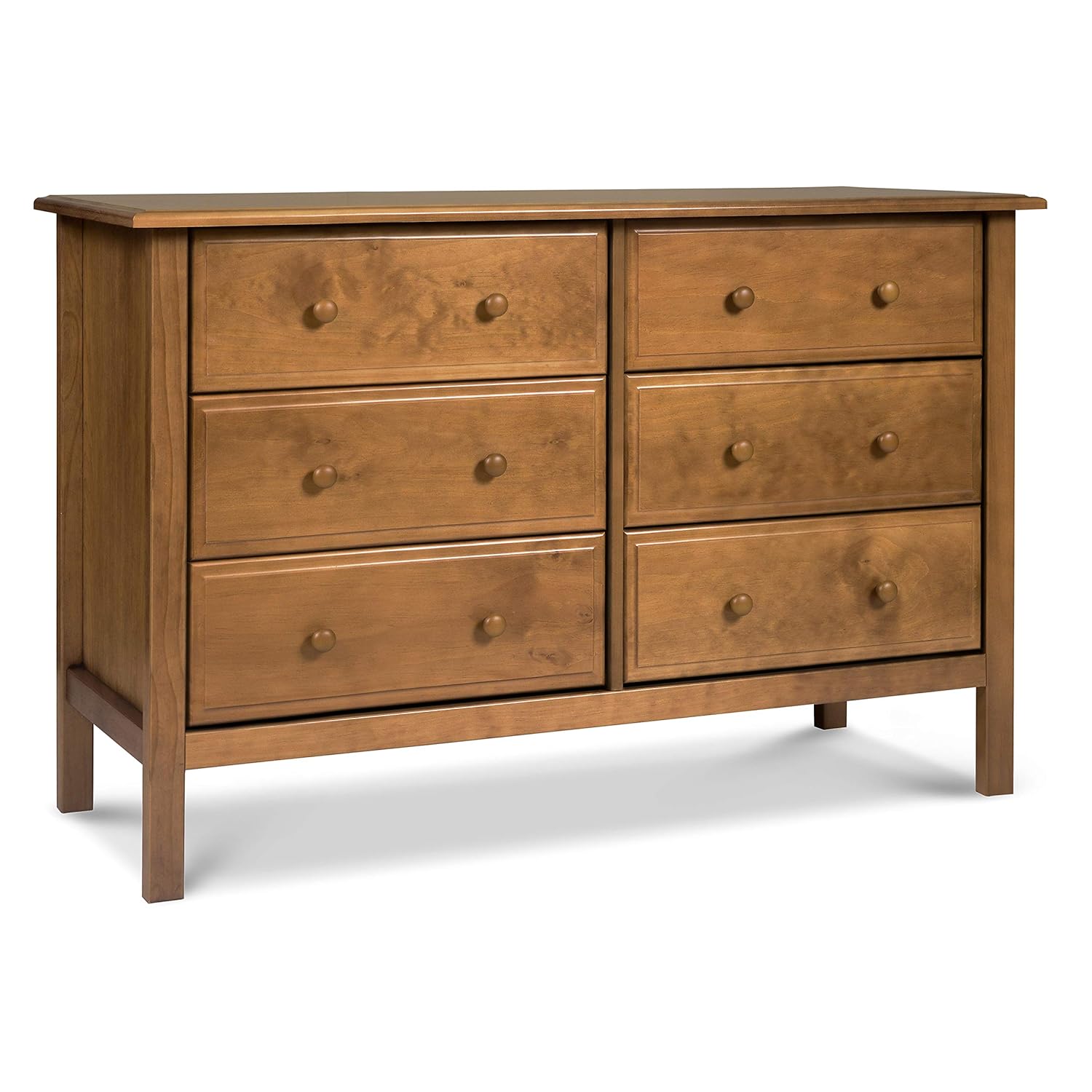 Davinci Jayden 6-Drawer Double Wide Dresser in Chestnut, Greenguard Gold Certified : Home & Kitchen