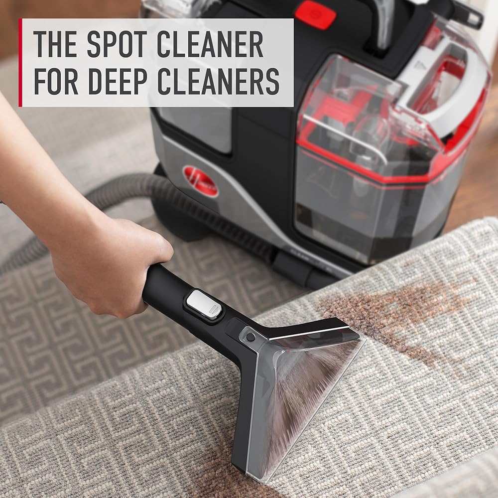- Hoover CleanSlate XL Deep Cleaning Carpet + Upholstery Spot Cleaner Machine with Specialized Tools, Permanent Stain Remover, Pair with Hoover Portable Spot Cleaner Solution