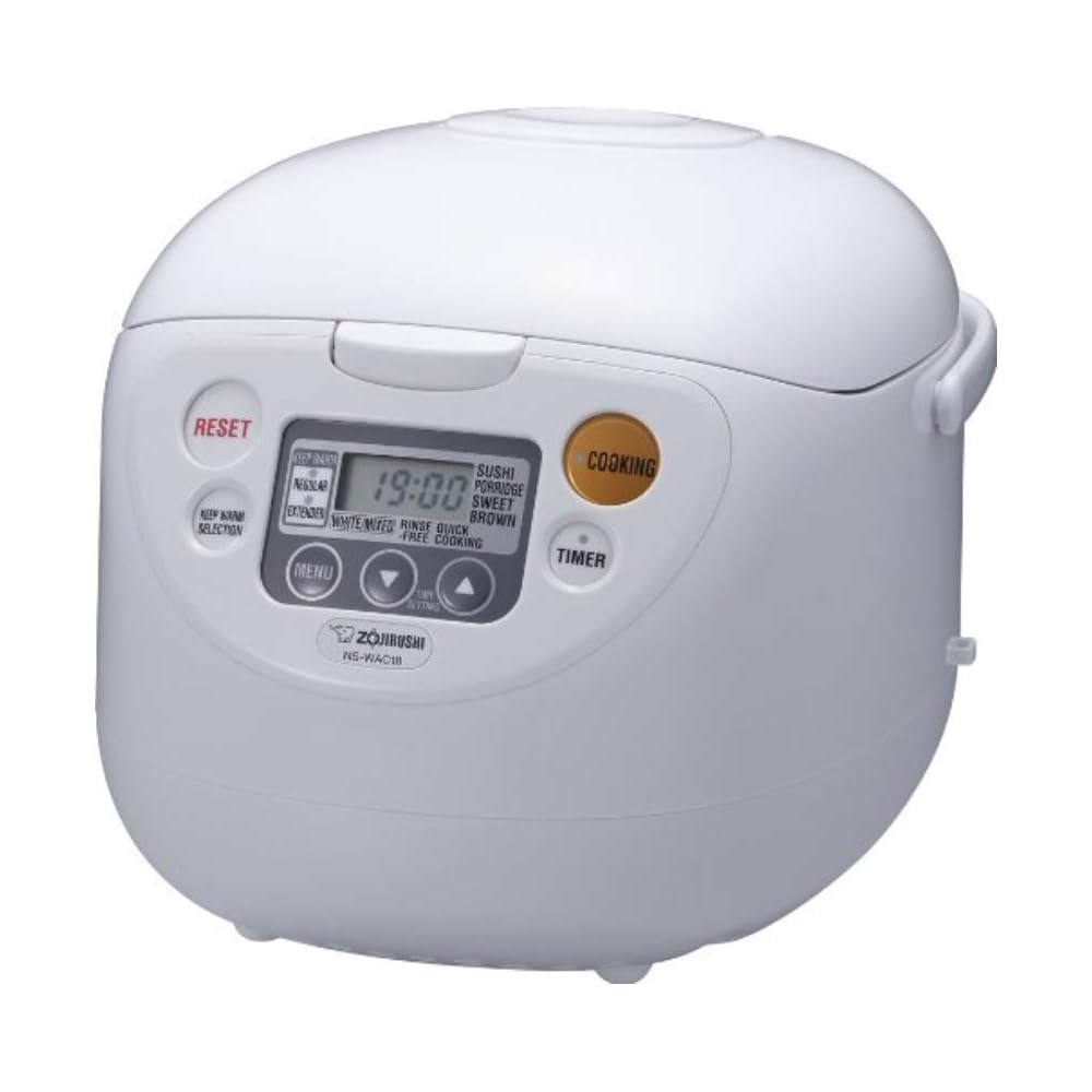 Zojirushi Micom Rice Cooker and Warmer (10-Cup/Cool White): Home & Kitchen