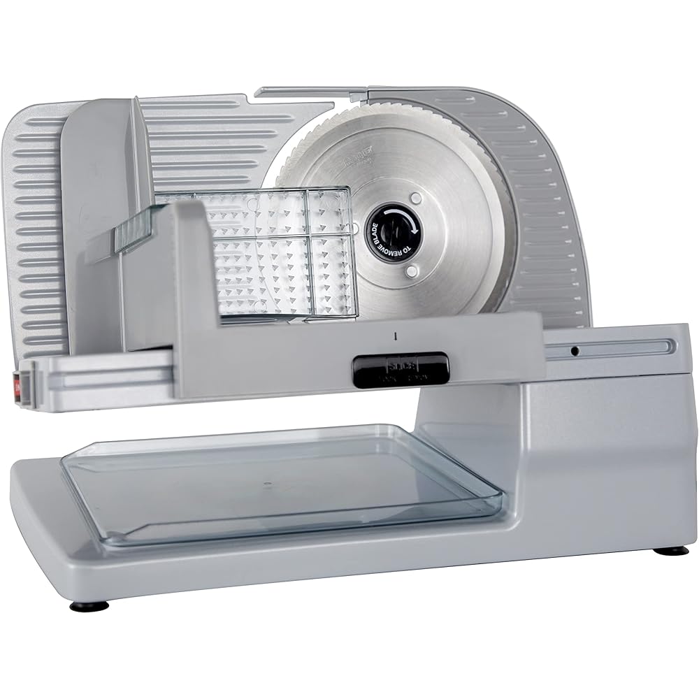 Chef'sChoice 615A Electric Meat Slicer Features Precision Thickness Control and Tilted Food Carriage for Fast and Efficient Slicing with Removable Blade for Easy Clean 7