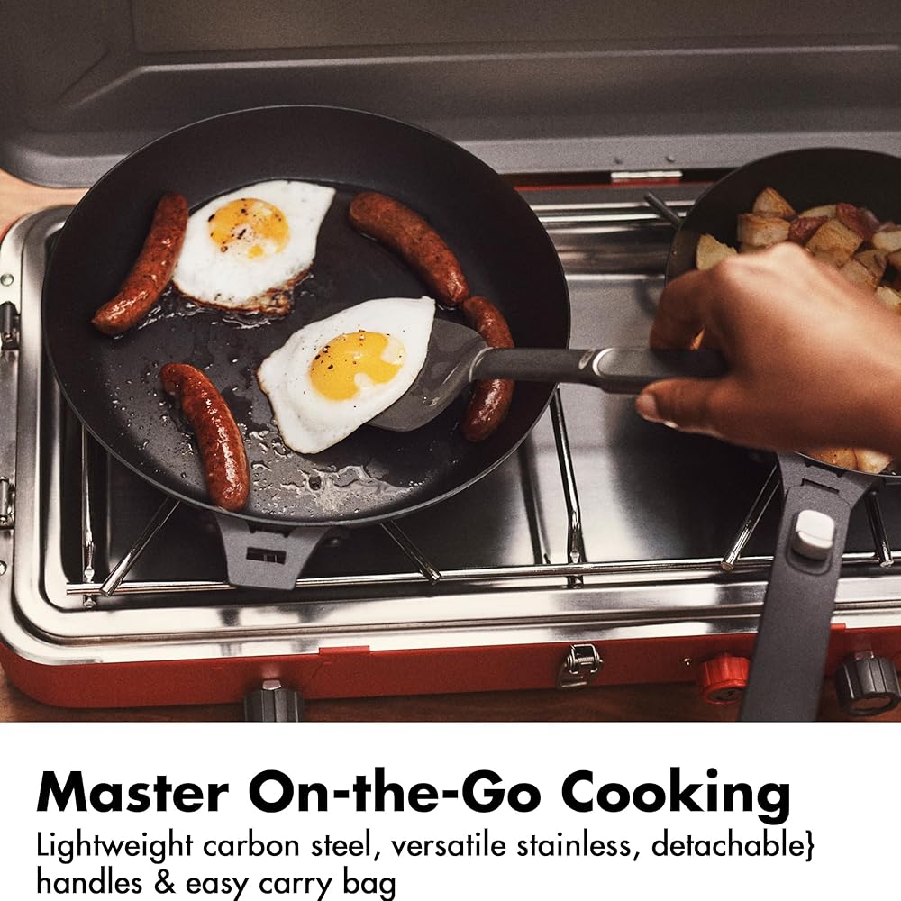OXO Outdoor 8 Piece Camping Cookware Set, 10