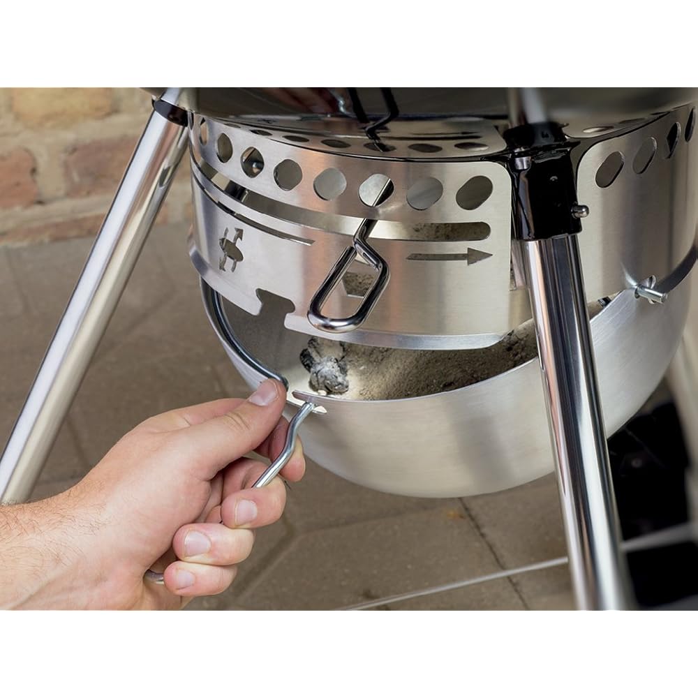 : Weber Master-Touch Charcoal Grill for Outdoor Cooking and Barbecue, 22-Inch, Black : Patio, Lawn & Garden