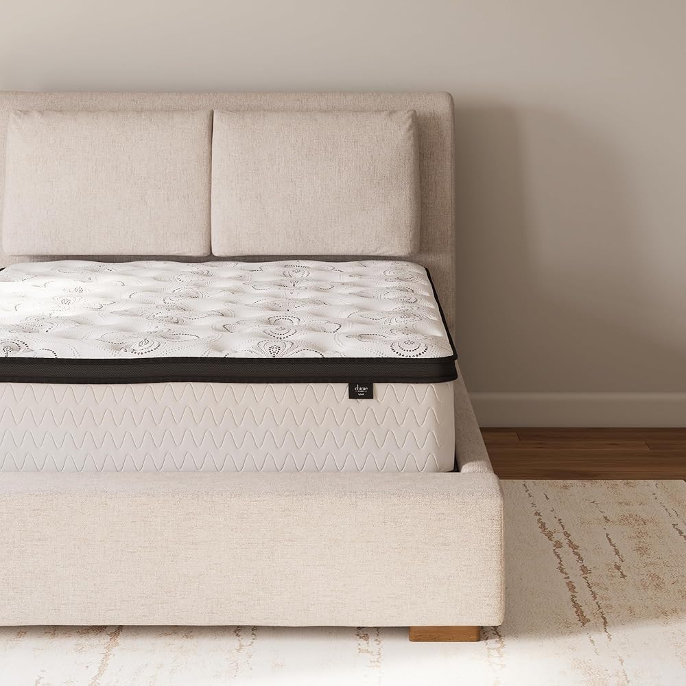 Signature Design by Ashley King Size Chime 12 Inch Medium Firm Hybrid Mattress with Cooling Gel Memory Foam for Pressure Relief : Home & Kitchen