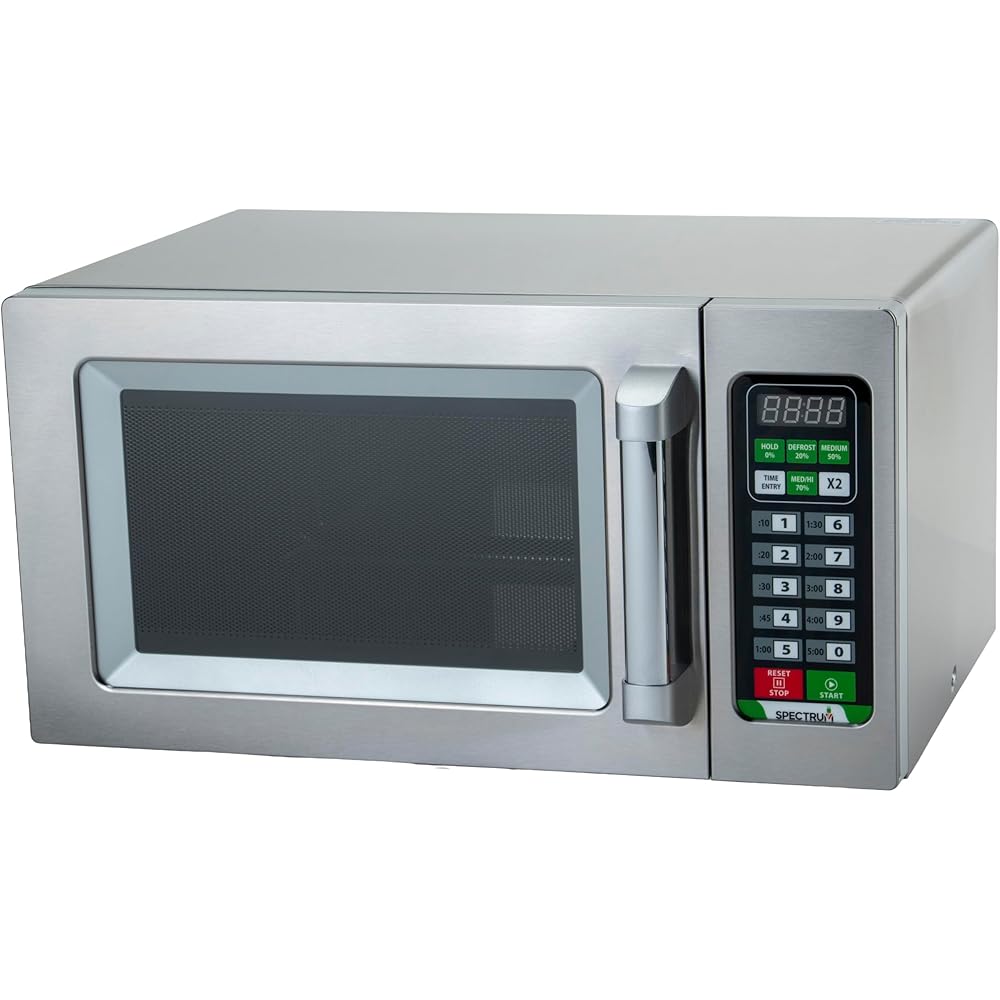 Winco Commercial-Grade Microwave with Touch Controls, 1,000 W, .9 Cubic Feet : Home & Kitchen