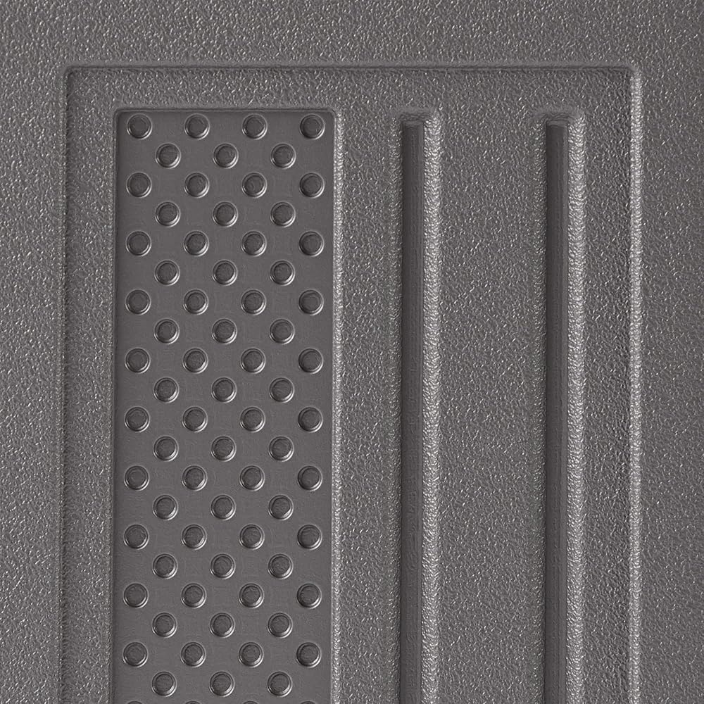 Suncast 4 Cubic Feet Resin Single Shelf Garage Wall Storage Cabinet, Platinum -