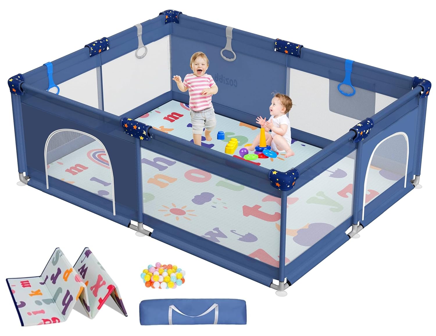 : CoziBB Baby Playpen with Mat, 71