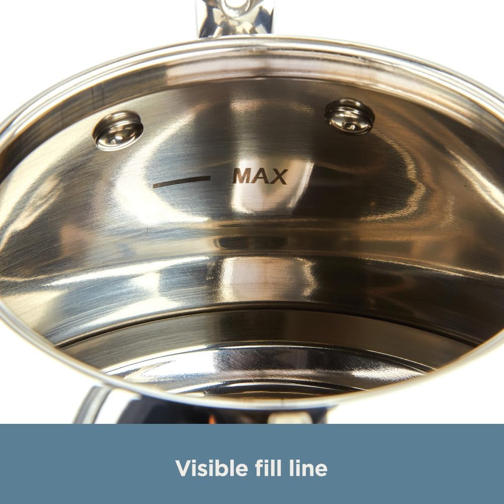 All-Clad Specialty Stainless Steel Tea Kettle 2 Quart Induction Pots and Pans, Cookware Silver: Home & Kitchen