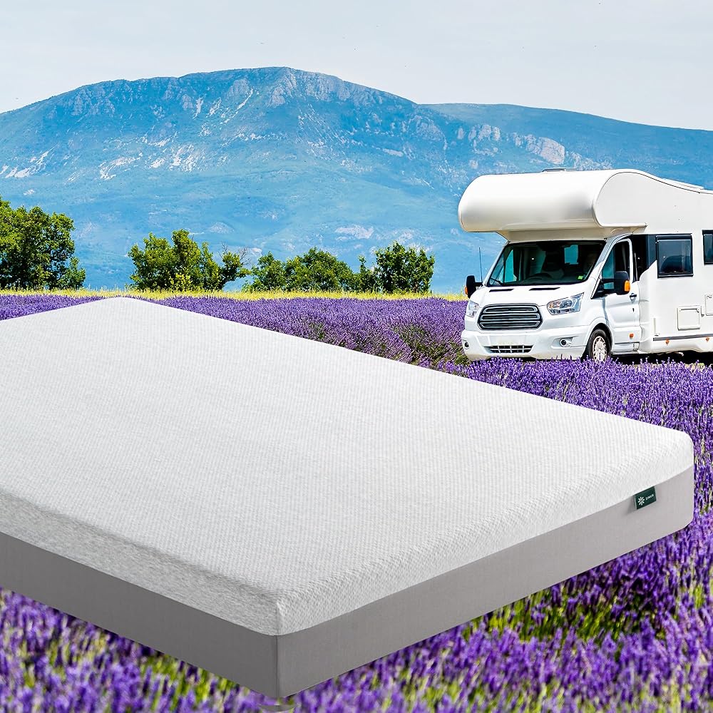 ZINUS 8 Inch Ultima RV Memory Foam Mattress [New Version], Short Queen, Fiberglass Free, Medium Firm Feel, Breathable Memory Foam, Certified Safe Foams & Fabric, Mattress in A Box : Home & Kitchen