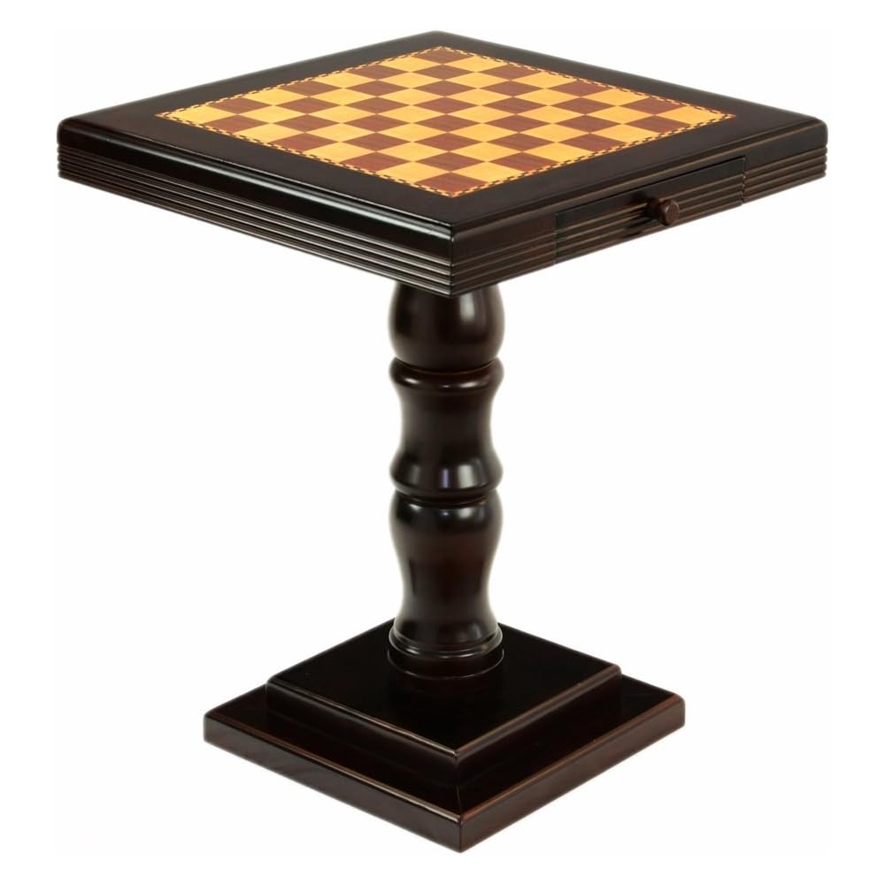 Frenchi Furniture Table, 22.58 x 22.06 x 22.06 in, Mahogany : Home & Kitchen