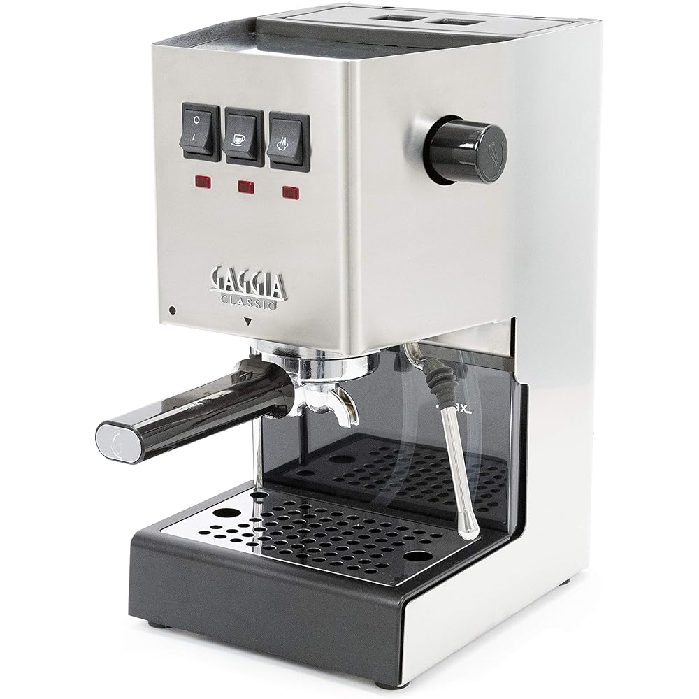 Gaggia RI9380/46 Classic E24 Espresso Machine, Brushed Stainless Steel: Home & Kitchen