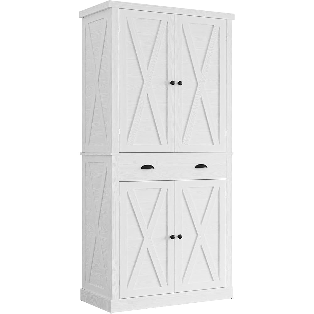 IRONCK Kitchen Pantry Storage Cabinet 72.6