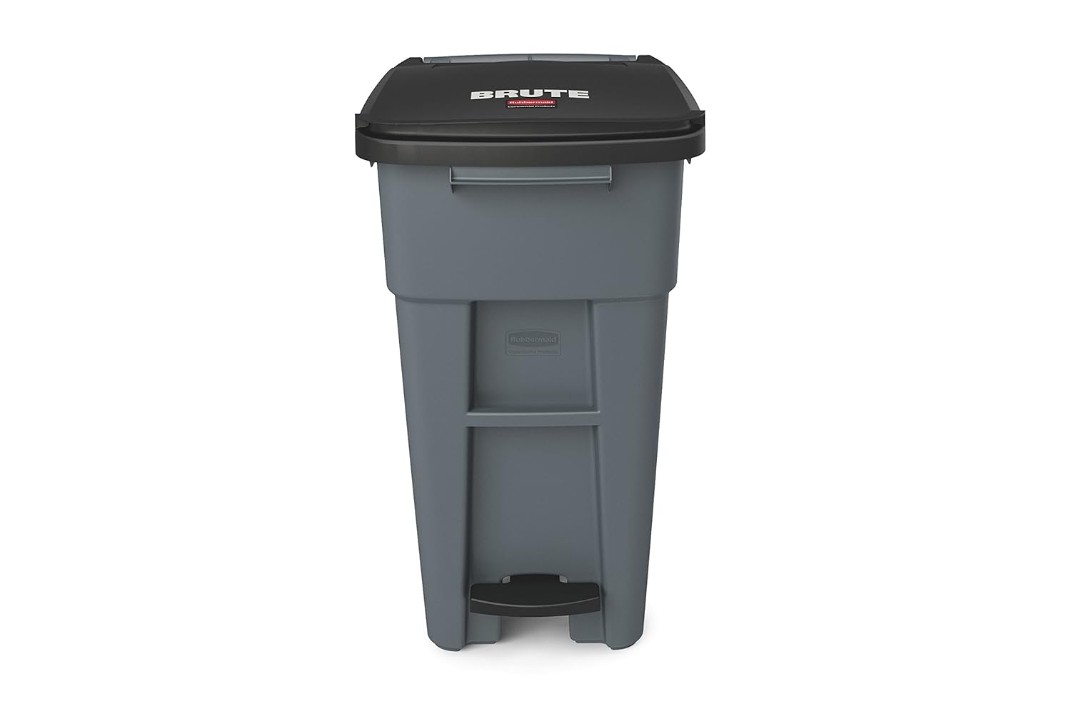 Rubbermaid Commercial Products Brute Step-On Rollout Trash/Garbage Can/Bin with Wheels 32 GAL Gray for Restaurants/Hospitals/Back of House/Warehouses/Home: Industrial & Scientific