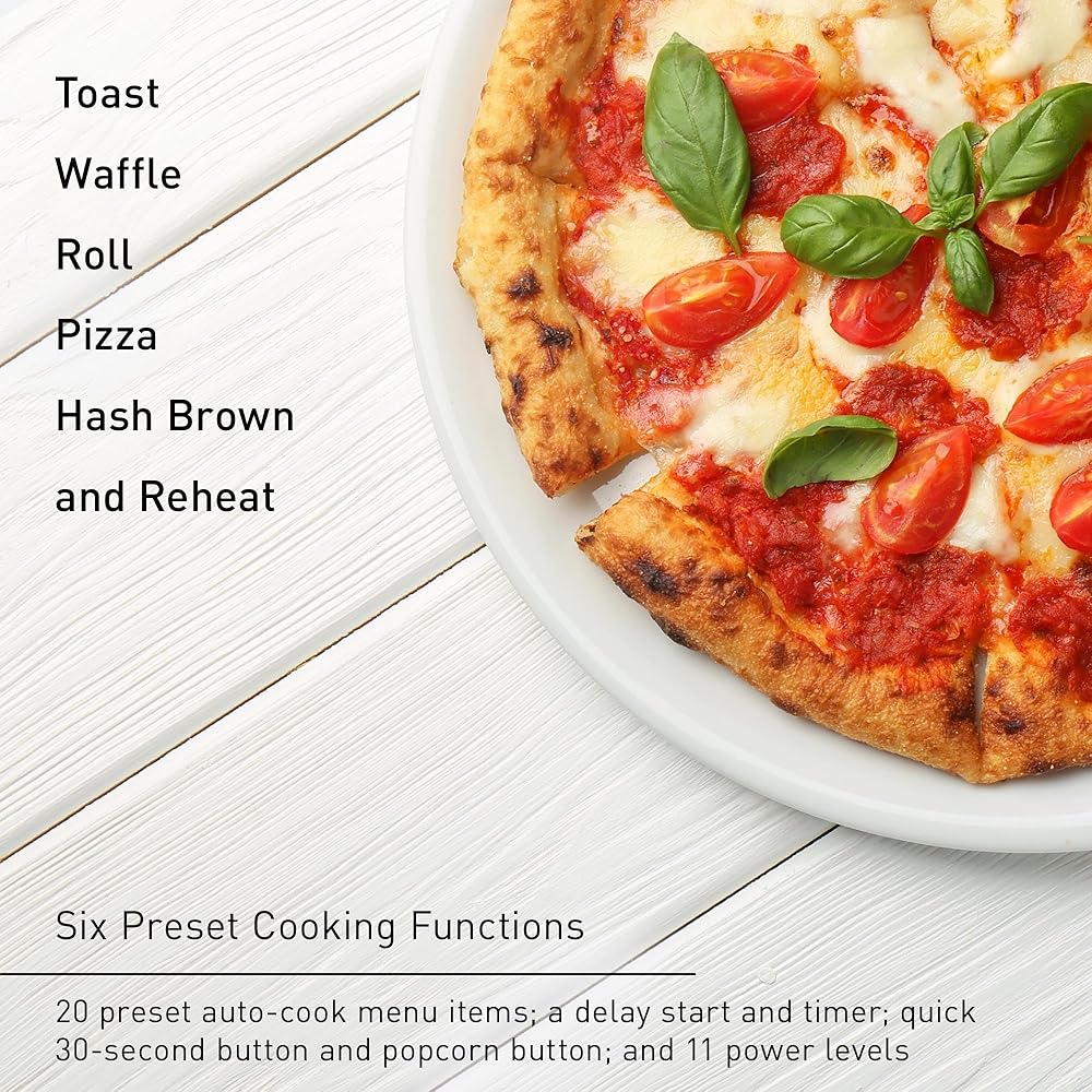Panasonic FlashXpress Toaster Oven Countertop, 4-Slice Compact Size w/Double Infrared Heating, PFAS-free, 6 Auto Cook Options & Precise Temperature Control, 1300W - NB-G200P (Stainless Steel) : Home & Kitchen