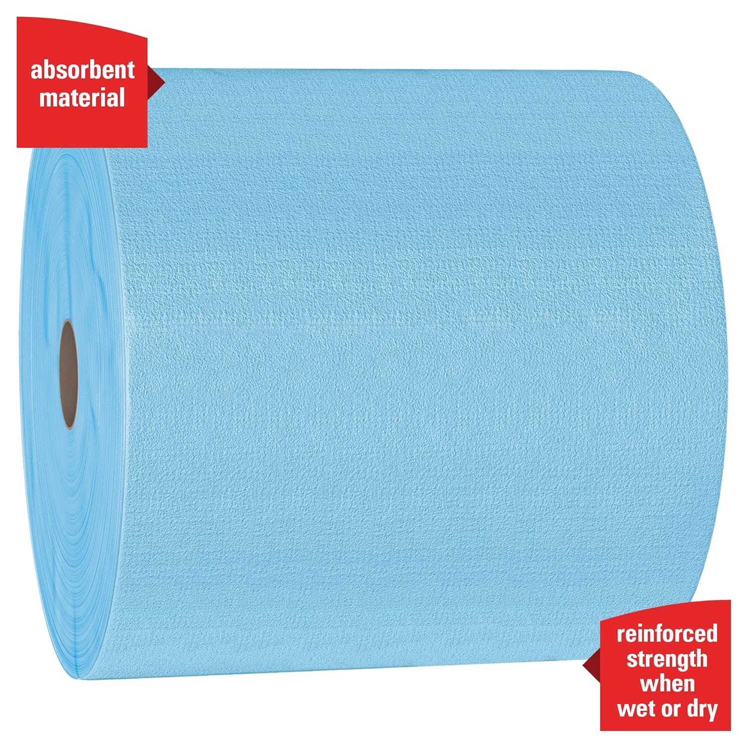 WypAll GeneralClean X60 Cloths Multi-Task Cleaning Wipes, Jumbo (34965), Strong and Absorbent Towels, Blue (1 Roll of 1,100 Sheets, 1,100 Sheet Total) : Health & Household