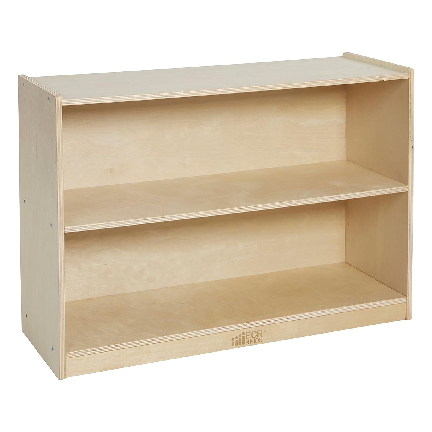 ECR4Kids 2-Shelf Mobile Storage Cabinet, Classroom Furniture, Natural: Childrens Storage Furniture: Industrial & Scientific