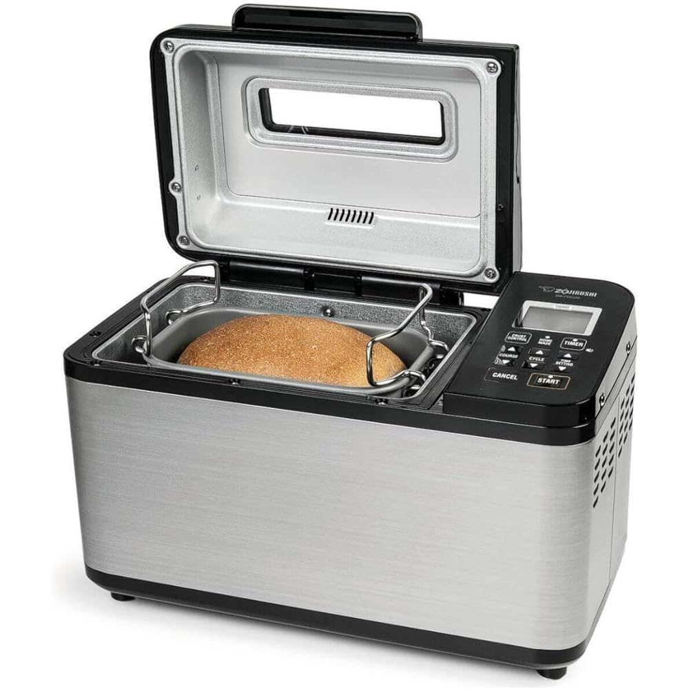 Zojirushi BB-PDC20BA Home Bakery Virtuoso Plus Breadmaker, 2 lb. loaf of bread: Home & Kitchen